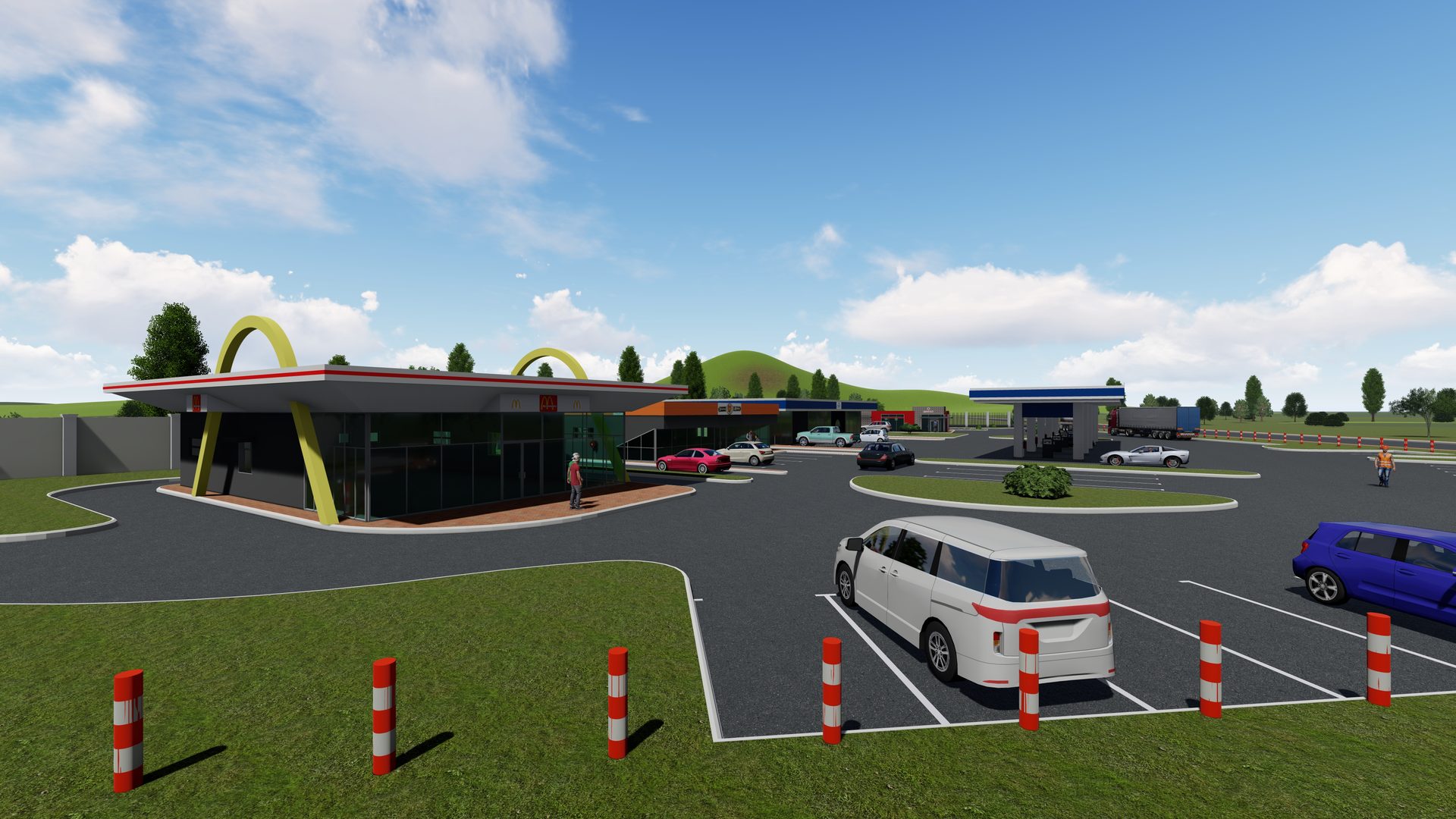 Maseru, Lesotho Filling Station - View 3