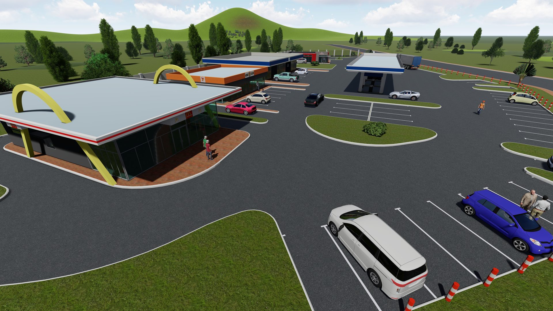 Maseru, Lesotho Filling Station - View 4