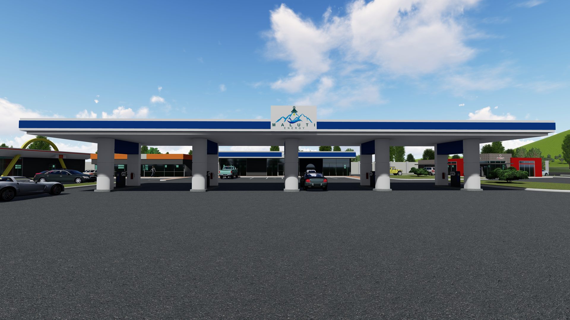 Maseru, Lesotho Filling Station - View 6