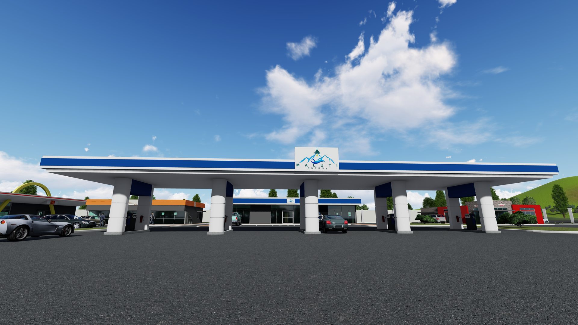 Maseru, Lesotho Filling Station - View 7