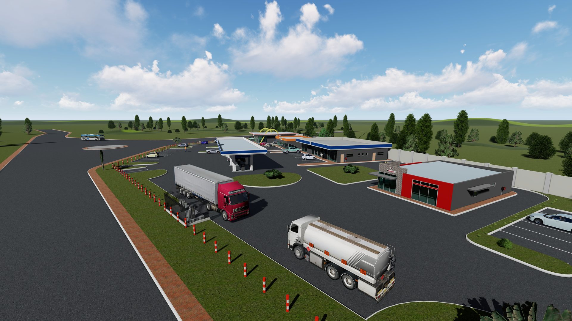 Maseru, Lesotho Filling Station - View 9