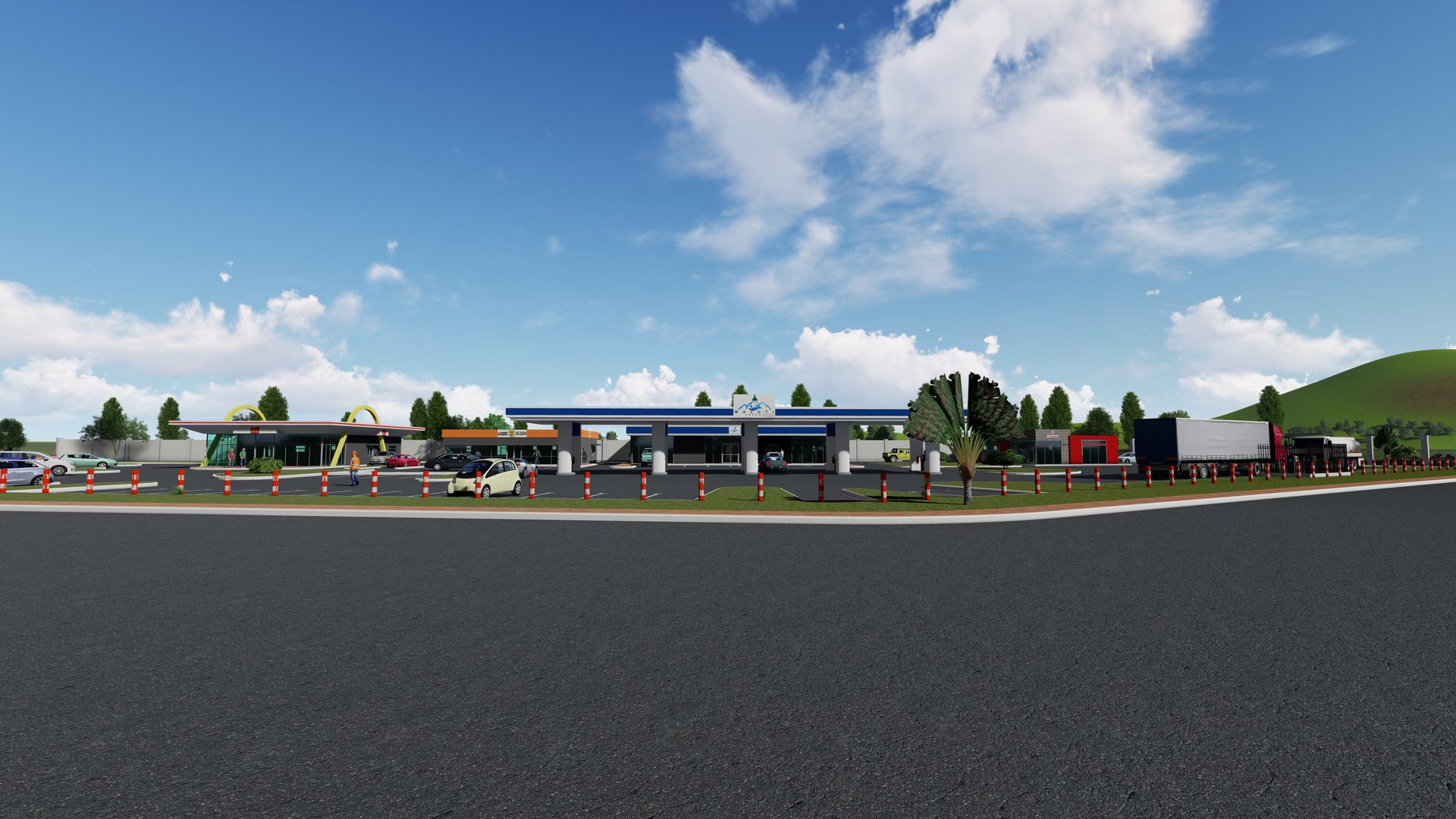 Maseru, Lesotho Filling Station - View 12