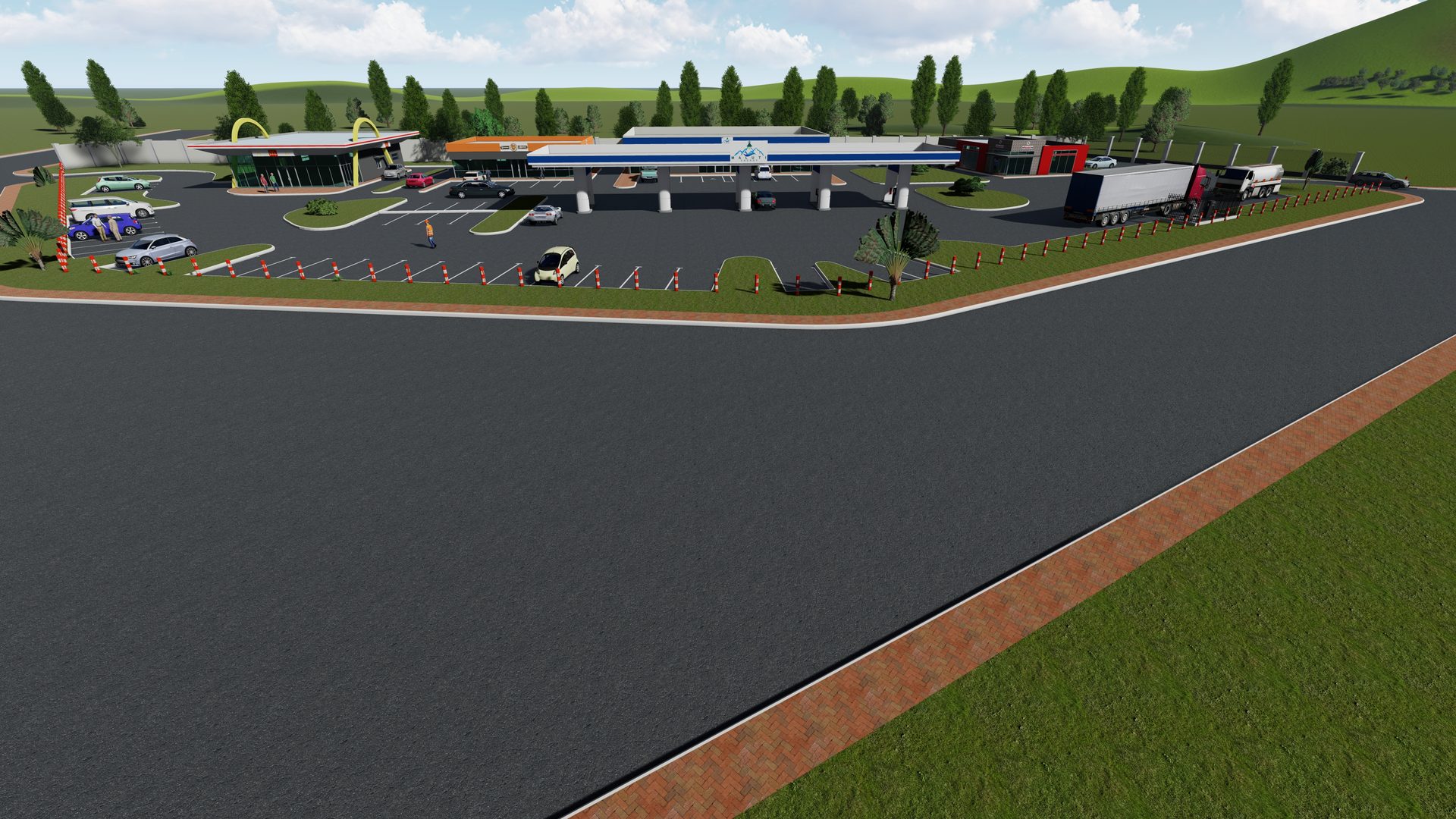 Maseru, Lesotho Filling Station - View 13
